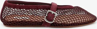 Alaia Ballerine Ballet Flats in rete - ALAIA - gender_Woman