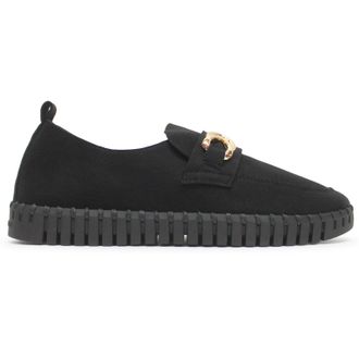 Ilse Jacobsen Tulip 3976 Textile Womens Slip On Shoes - Black Black - Size:UK 6