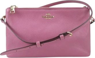 Coach Pre-owned Schoudertas - Dames - Vintage Schoudertas - Roze - ONE Size - Leer - Vintage