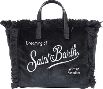 MC2 Saint Barth Vanity Mini Velvet - - Bags - Donna - Nero - ONE SIZE