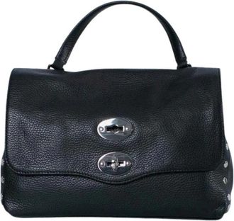 Zanellato Postina Daily S - Dames - Handtassen - Zwart - ONE Size - Katoen - Tassen