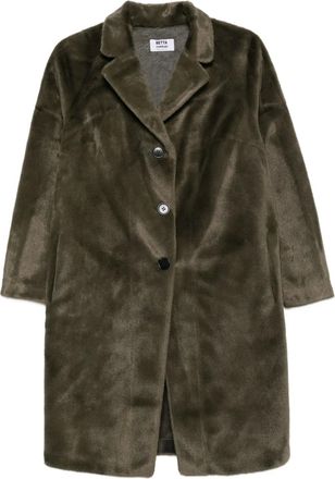 Betta Corradi notched-lapels coat - Green