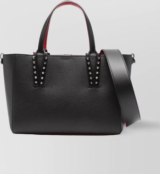 Christian Louboutin mini leather tote studded handles