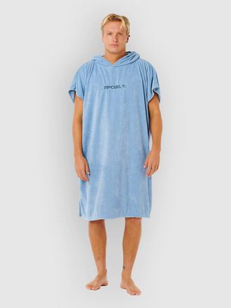 Rip Curl Brand Hooded Surf Poncho blau