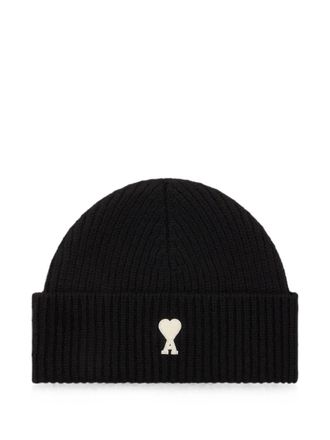 Ami Beanie With Contrasted Ami de Coeur