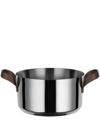 Alessi Edo Casserole roestvrijstalen steelpan (20cm x 12cm 28,5cm) - Zilver