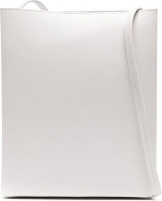 Calvin Klein leather crossbody bag - women - Calf Leather - One Size - White