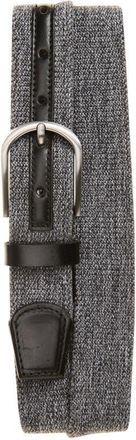 Nordstrom Koa Melange Stretch Woven Leather Belt in Dark Sapphire at Nordstrom, Size 30