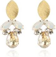 Lott. Gioielli Swarovski Ornament Earrings in Golden Shadow at Nordstrom