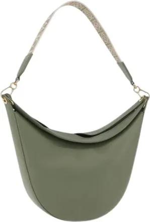 Loewe Pre-owned Shoulder Bag - Dames - Vintage Schoudertas - Groen - ONE Size - Leer - Vintage