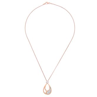 Orphelia Minna Vrouwen 925 Sterling Zilveren Ketting met Hanger - Roze ZH-7228