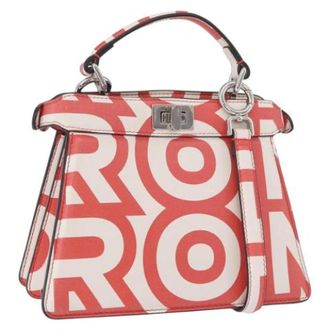 Fendi Pre-owned Vintage Hand Bag - Dames - Vintage Handtas - Rood - ONE Size - Leer - Vintage