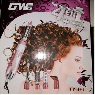 Trade Shop Trade Shop - Spazzola Ad Aria Phon 4 In 1 Per Capelli Donna Elettrico Parrucchieri Tp-4+1