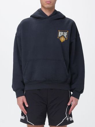 Rhude Felpa con cappuccio in cotone con logo