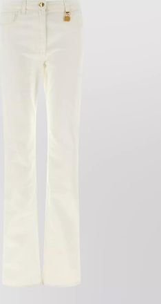 Elisabetta Franchi denim straight-leg trousers