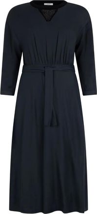 PESERICO Midi-jurk met ceintuur - Blauw
