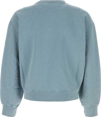 Marni Mens Cotton Sweatshirt Blue Sweater