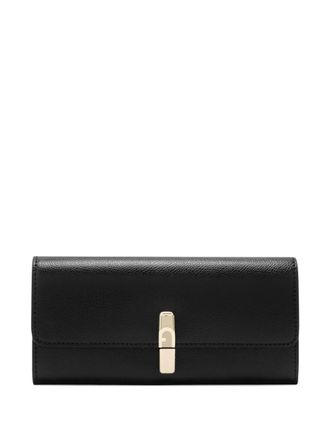 Furla XL Iride zip-fastening continental wallet - women - Calf Leather - One Size - Black