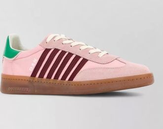 Dsquared2 nylon leather low-top sneakers