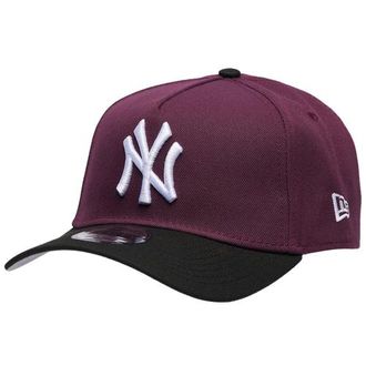 New Era Womens New York Yankees Yankees 9FORTY A-Frame Cap - Adult Plum/Black