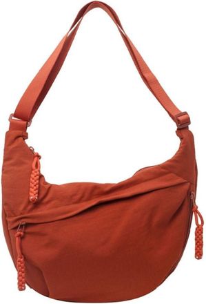 Generic Nylon Shoulder Bag, Adjustable Large Capacity Crossbody Bag, Retro Lightweight Dumpling Bag Handbag for Outdoor Work Shopping(orange)