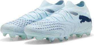 Puma Fussballschuh PUMA FUTURE 9 MATCH FG/AG, Gr. 42,5, icy blau, blau jewel, Synthetik, Schuhe Fussballschuh, f&uuml;r Rasenpl&auml;tze, kn&ouml;chelhohe Form, mit Schn&uuml;