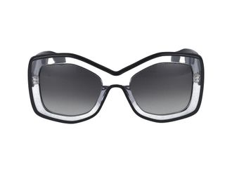 Alaia Sonnenbrille Azzedine Alaia AA0066 S 001 Crystal Black Grey /22 /140