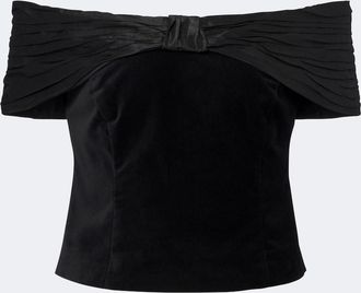 Rixo Top Chime de terciopelo de algod&oacute;n