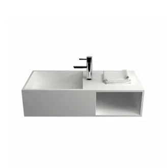 Ambra Ibiza - Mueble Lavabo Suspendido Rectangular - Lavabo