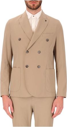 Distretto12 DB JKT Active Jacket - Heren - Blazers - Beige - S - Jassen