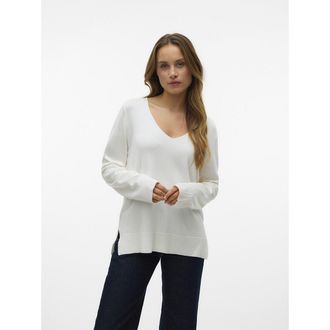 Vero Moda Trui in fijn tricot met V-hals