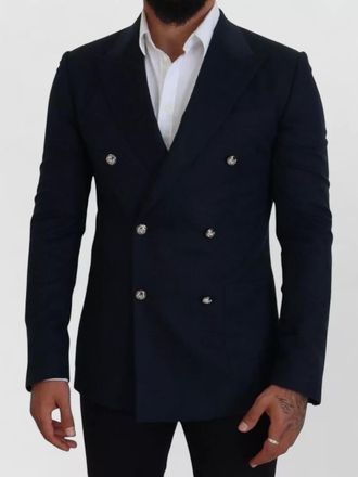 Dolce & Gabbana cashmere silk double breasted blazer