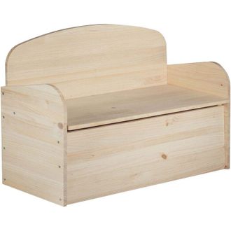 Astigarraga Cassapanca deco in pino 90x62x38cm Astigarraga
