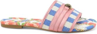 Kurt Geiger Southbank Flat Sandal - Dames - Sandalen - Roze - 36 EU - Schoenen