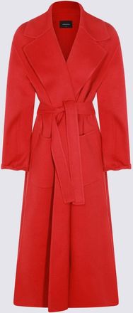Fabiana Filippi Red Wool Coat
