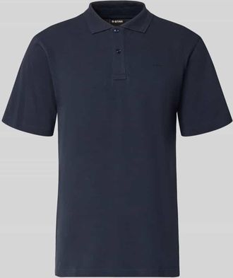 G-Star Regular Fit Poloshirt aus reiner Baumwolle Modell Core in Marine, Gr&ouml;&szlig;e XL