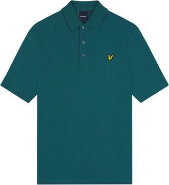 Lyle & Scott Heren, Tops, Groen, Maat: S Piqu&eacute;