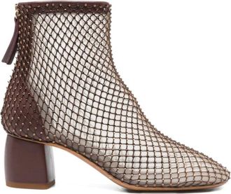 Forte_Forte Block Heel Boots - Dames - Laarzen met Hak - Bruin - 41 EU - Schoenen