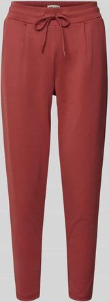 Ichi Stoffhose mit elastischem Bund Modell KATE in Terra, Gr&ouml;&szlig;e XXL