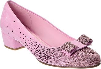 Ferragamo Vara Suede Pump