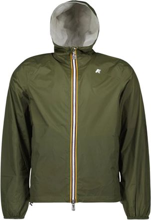 K-Way Omkeerbare Eco-jas voor mannen - Heren - Zomerjassen - Groen - XL - Nylon - Jassen