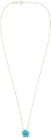 Aliita Turquoise Daisy Oorbellen - Dames - Kettingen - Geel - ONE Size - Accessoires