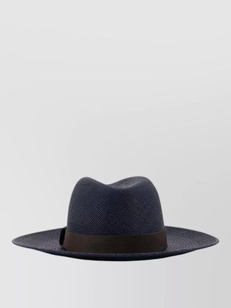 Brunello Cucinelli raffia fedora hat