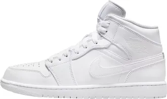Nike Air Jordan 1 Mid White / White - White 554724-136 Mens
