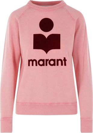 Isabel Marant Felpa Millyny con logo - Rosa