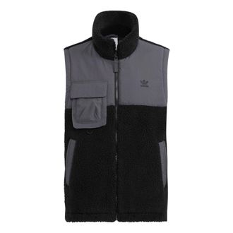 adidas Originals WW Sherpa Vests Black Grey IC8160