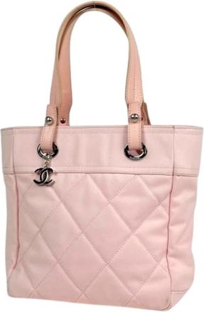 Chanel Pre-owned Vintage Tote Bag - Dames - Vintage Shopper - Roze - ONE Size - Vintage