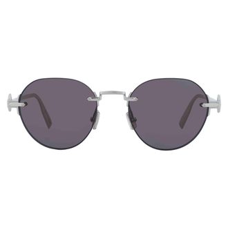 Dior DIAMOND R5U F0A0 Smoke Round Mens Sunglasses DM40162U 16A 50