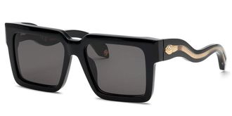 Roberto Cavalli SRC055 0700 Mens Sunglasses Black Size 55