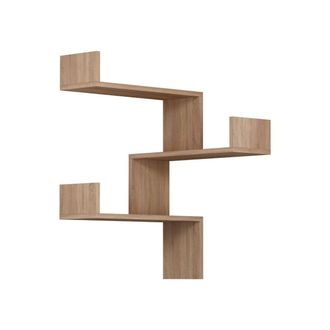 Calicosy Calicosy - Estanter&iacute;a De Esquina De Pared Con 3 Estantes H90 Cm - Luska